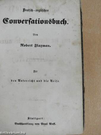 Deutsch-Englisches Conversationsbuch