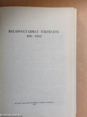 Balassagyarmat története