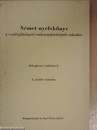 Német nyelvkönyv I.