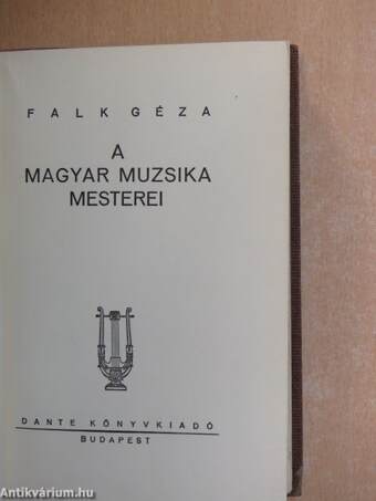 A magyar muzsika mesterei