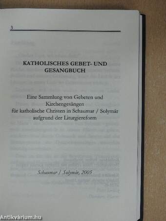 Katholisches Gebet- und Gesangbuch