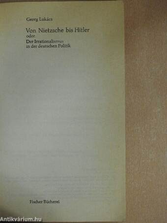 Von Nietzsche bis Hitler