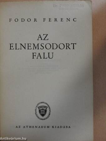 Az elnemsodort falu