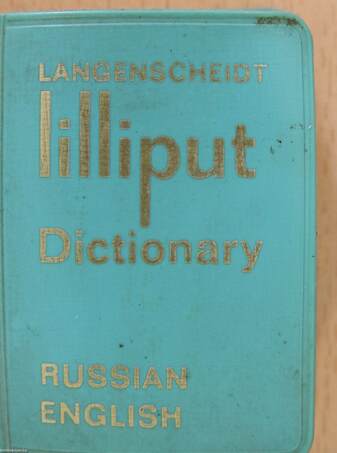 Langenscheidt Lilliput Dictionary Russian-English (minikönyv)