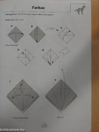 Általános iskolai gyakorlófüzetek - Technika - Origami mesékkel