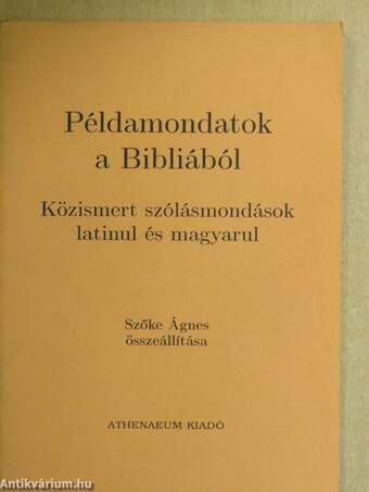 Példamondatok a Bibliából