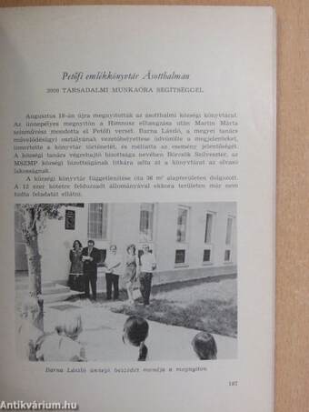 Csongrád megyei könyvtáros 1974. november