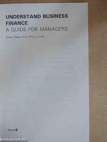 Understand Business Finance