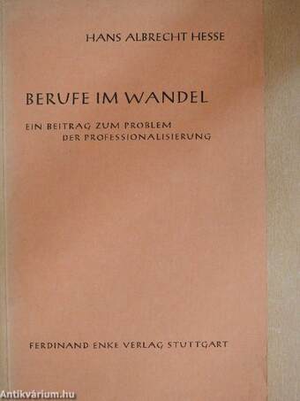 Berufe im Wandel