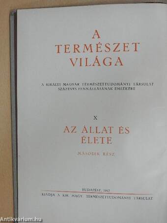 Az állat és élete II. (töredék)