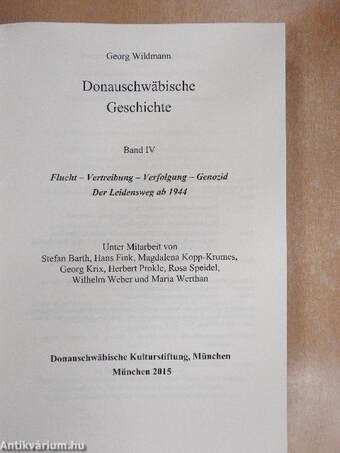 Donauschwäbische Geschichte IV.