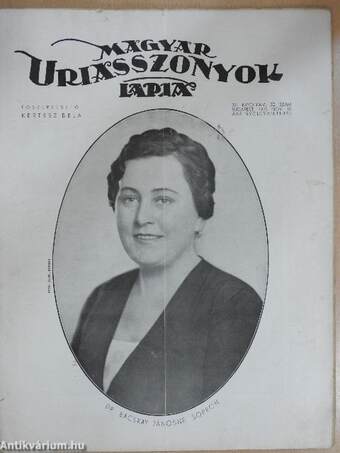 Magyar Uriasszonyok Lapja 1935. november 10.