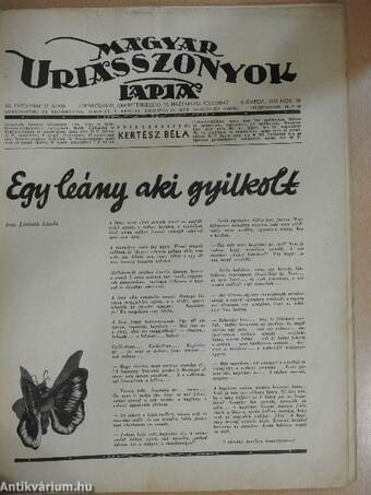 Magyar Uriasszonyok Lapja 1935. november 10.