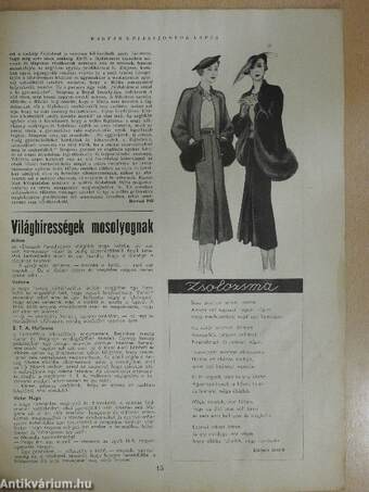 Magyar Uriasszonyok Lapja 1935. december 10.