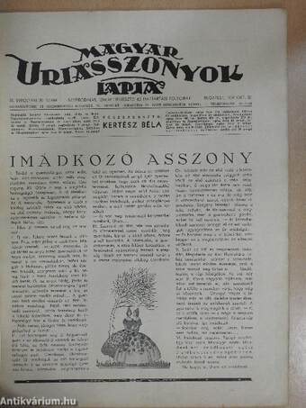 Magyar Uriasszonyok Lapja 1934. október 20.