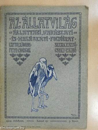 Az állatvilág 1909. junius 15.