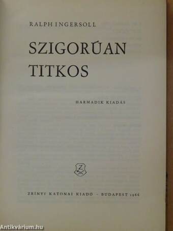 Szigorúan titkos