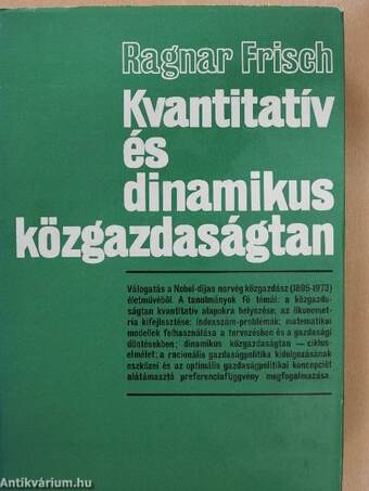 Kvantitatív és dinamikus közgazdaságtan