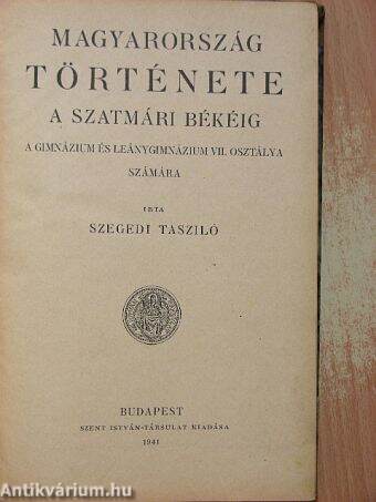 Magyarország története a Szatmári békéig/Magyarország története a Szatmári békétől napjainkig