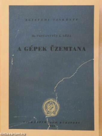 A gépek üzemtana