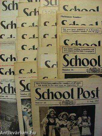 School Post 1947-1950. (vegyes számok) (41 db)