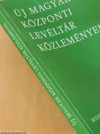 Új Magyar Központi Levéltár közleményei 1982