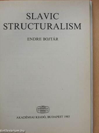 Slavic Structuralism