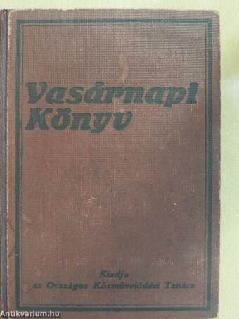 Vasárnapi Könyv 1927. I.