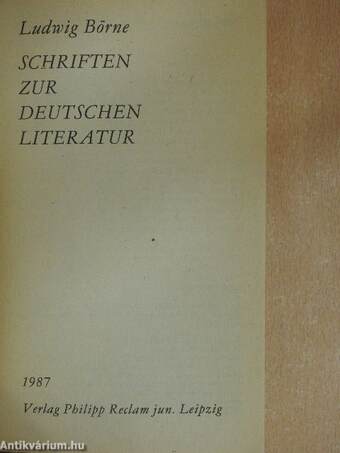 Schriften zur deutschen Literatur