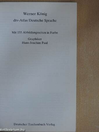 dtv-Atlas Deutsche Sprache