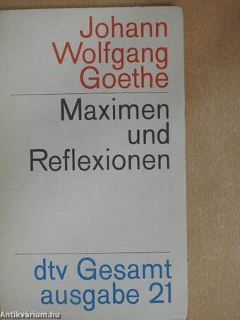 Maximen und Reflexionen