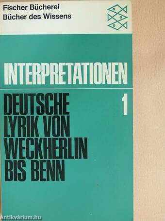 Interpretationen 1