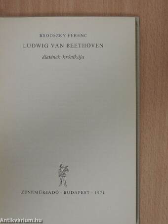 Ludwig van Beethoven életének krónikája