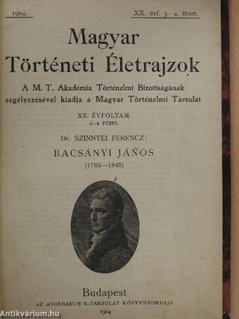 Bacsányi János 1763-1845