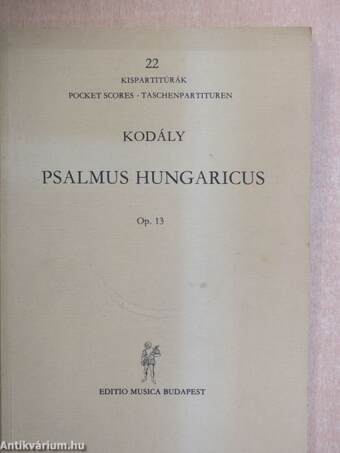 Psalmus Hungaricus op. 13