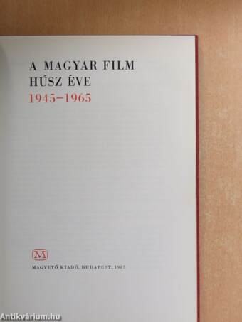 A magyar film húsz éve