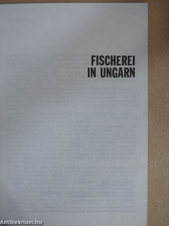 Fischerei in Ungarn