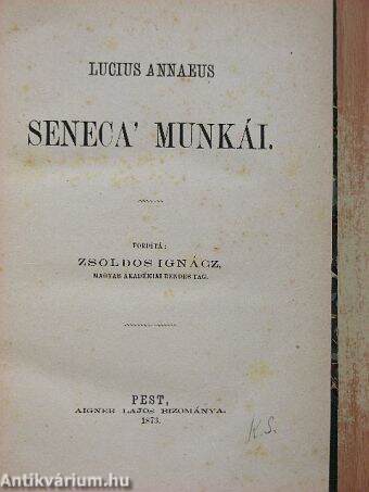 Lucius Annaeus Seneca' munkái