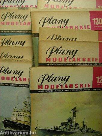 Plany Modelarskie 1985-1988 (vegyes számok) (11 db)