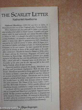 The Scarlet letter