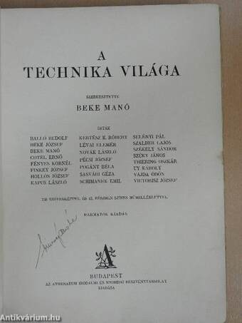 A technika világa