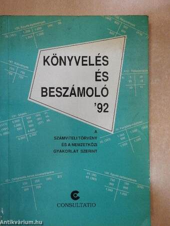 Könyvelés és beszámoló '92