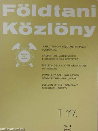 Földtani Közlöny 1987/4.