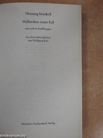 Wallanders erster Fall