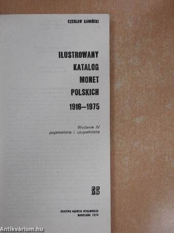 Ilustrowany Katalog Monet Polskich 1916-1975