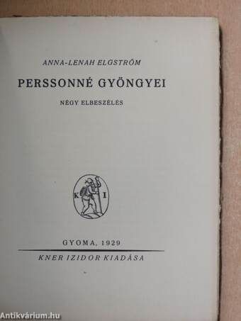 Perssonné gyöngyei