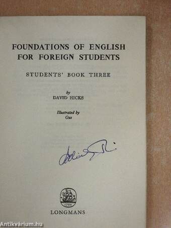 Foundations of English for Foreign Students - Students' Book 3.