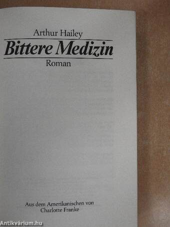 Bittere Medizin