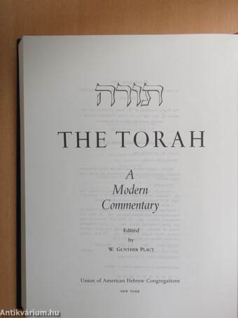 The Torah - A Modern Commentary