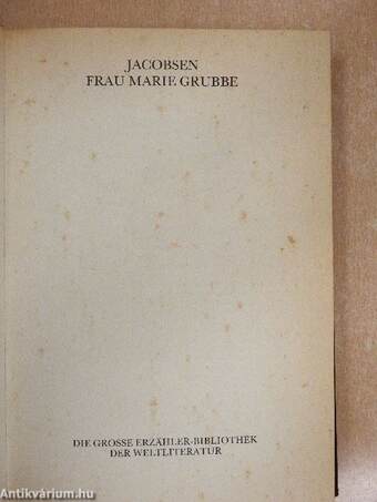 Frau Marie Grubbe